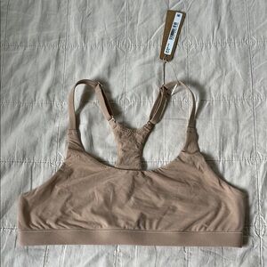 NEW Skims Racerback Bralette Size Small Ochre Nude S BR-SCN-1712